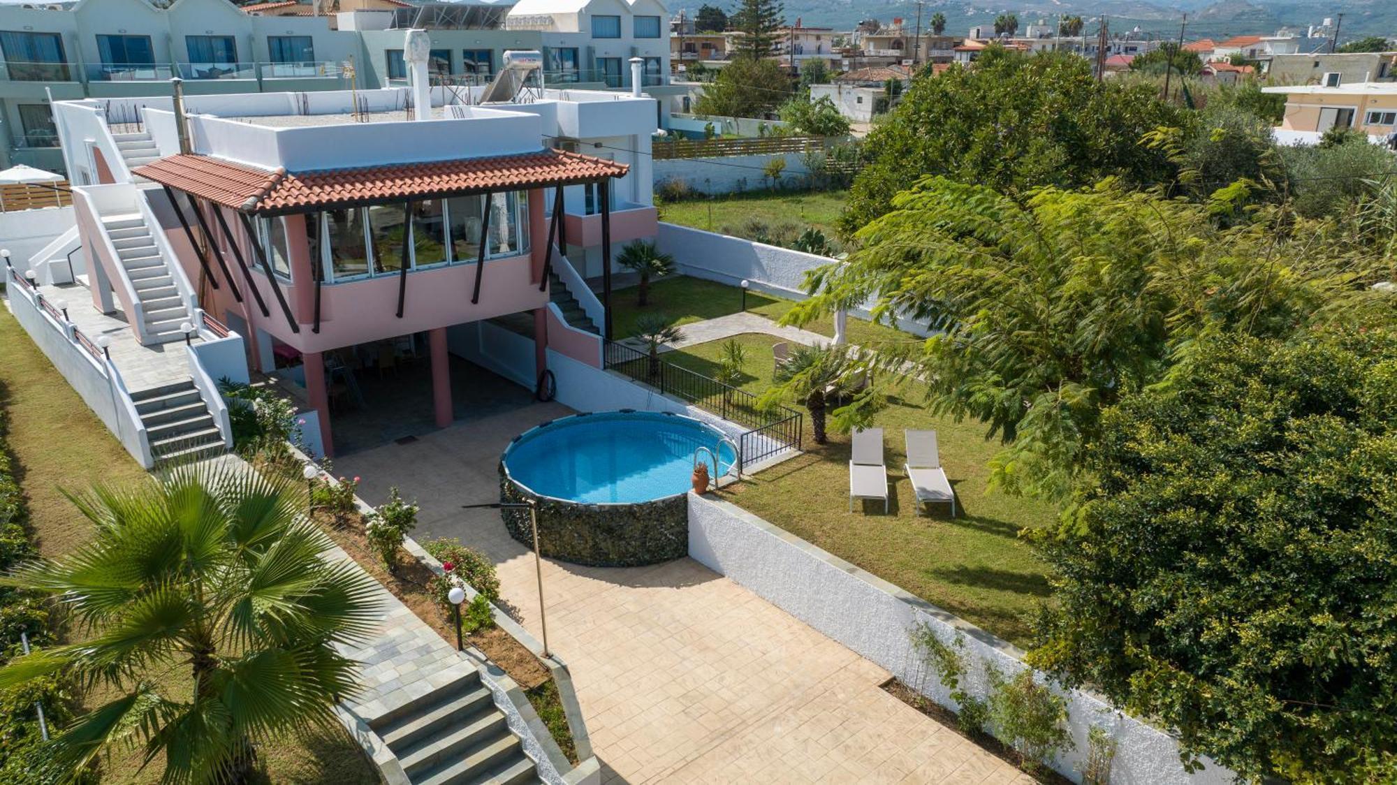 Villa Eleni 100M From The Sea Rapaniana Exterior photo